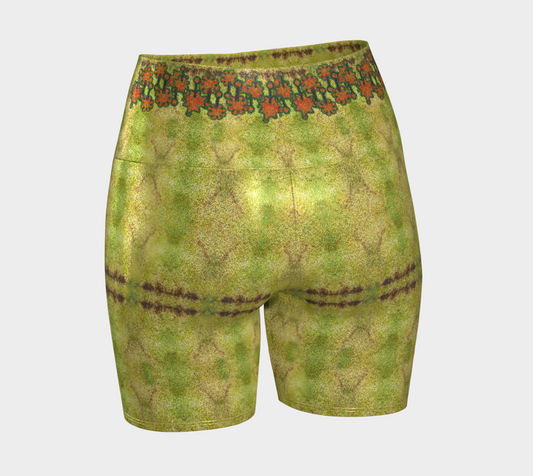 Glitter Yoga Shorts (Muliebris/Virilis)(Grail Night Flower) RJSTH@Fabric#2 RJSTHW2024 RJS