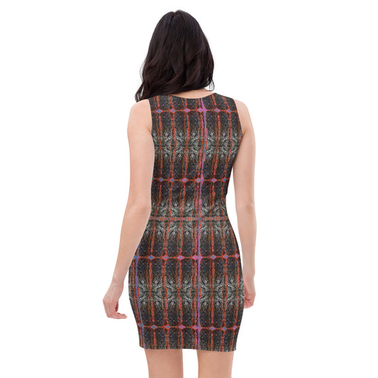 Fitted Sleeveless Bodycon Dress (Her/Muliebris)(Rind#6 Tree Link) RJSTH@Fabric#6 RJSTHW2021 RJS