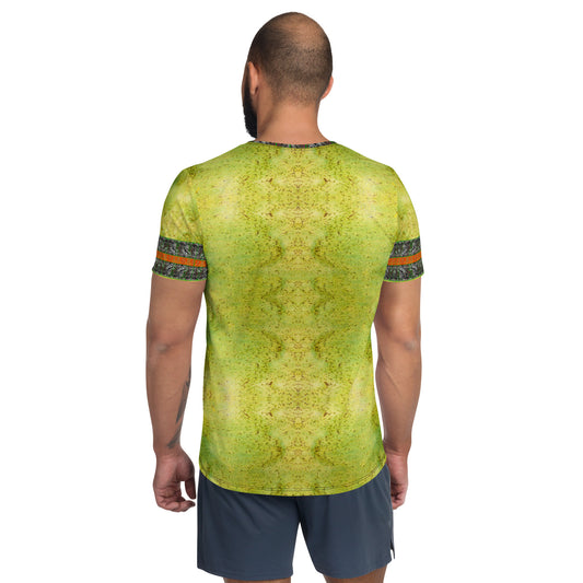 Athletic T-Shirt (His/Virilis)(Tree Link Stripe) RJSTH@Fabric#2 RJSTHS2021 RJS