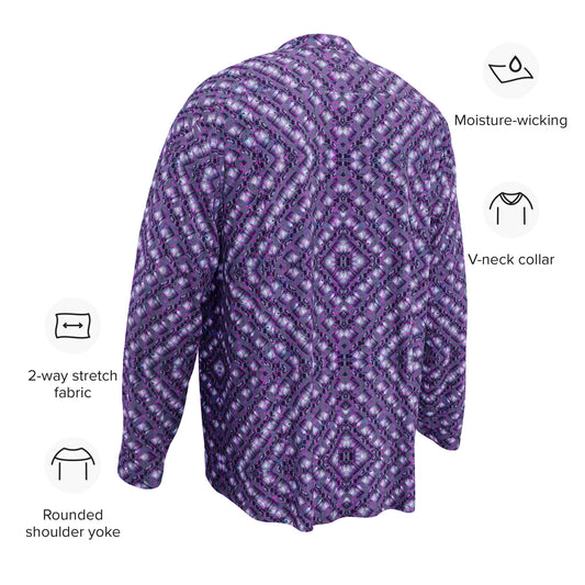 Hockey Jersey (Unisex)(Sugar Stick Twirl (Elder Gift) Purple Logo) RJSTHS2024 RJS