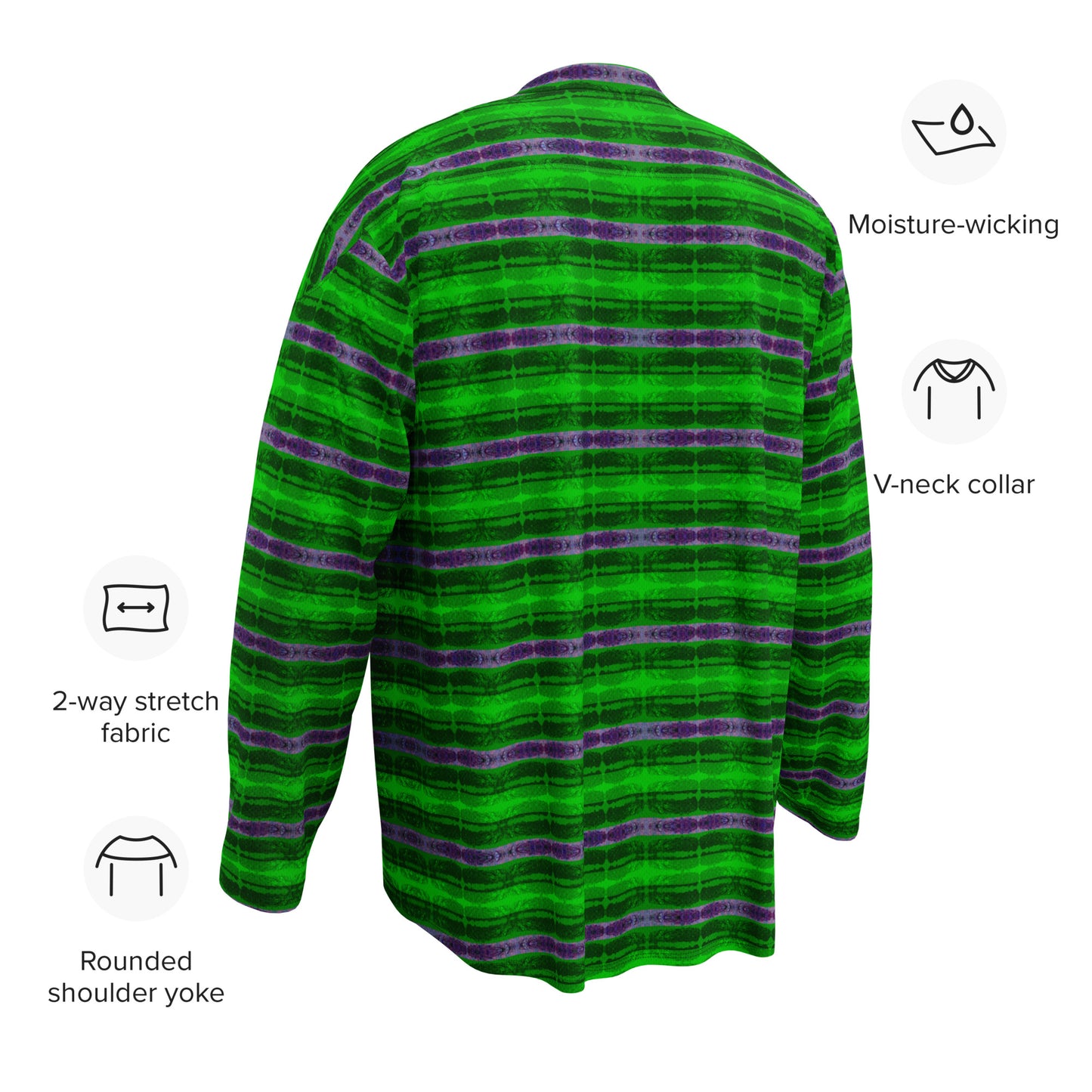 Hockey Jersey (Unisex)(Rind Link Purple Logo) RJSTH@Fabric#5 RJSTHS2024 RJS