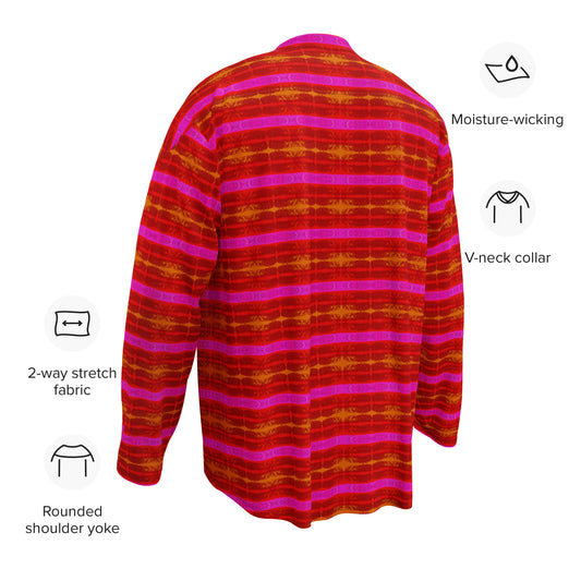 Hockey Jersey (Unisex)(Rind Link Pink Logo) RJSTH@Fabric#7 RJSTHS2024 RJS