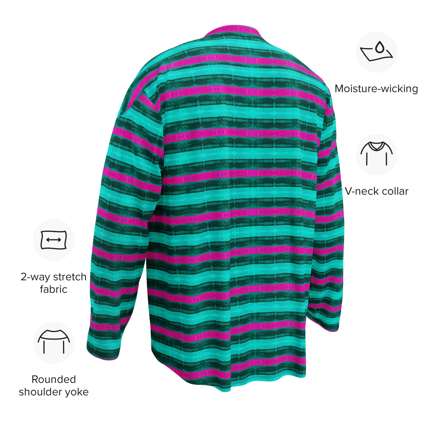 Hockey Jersey (Unisex)(Rind Link Pink Logo) RJSTH@Fabric#8 RJSTHS2024 RJS