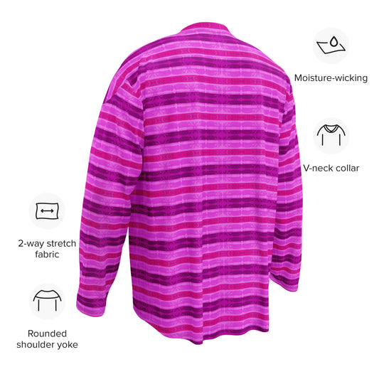 Hockey Jersey (Unisex)(Rind Link Flip Pink Logo) RJSTH@Fabric#9 RJSTHS2024 RJS