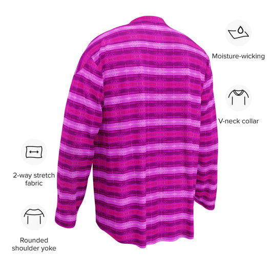 Hockey Jersey (Unisex)(Rind Link Pink Logo) RJSTH@Fabric#9 RJSTHS2024 RJS