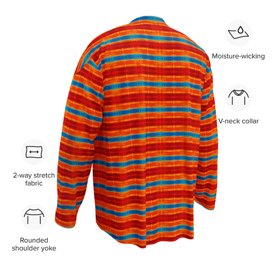 Hockey Jersey (Unisex)(Rind Link Flip Blue Logo) RJSTH@Fabric#12 RJSTHS2024 RJS