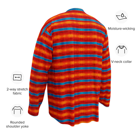 Hockey Jersey (Unisex)(Rind Link Blue Logo) RJSTH@Fabric#12 RJSTHS2024 RJS