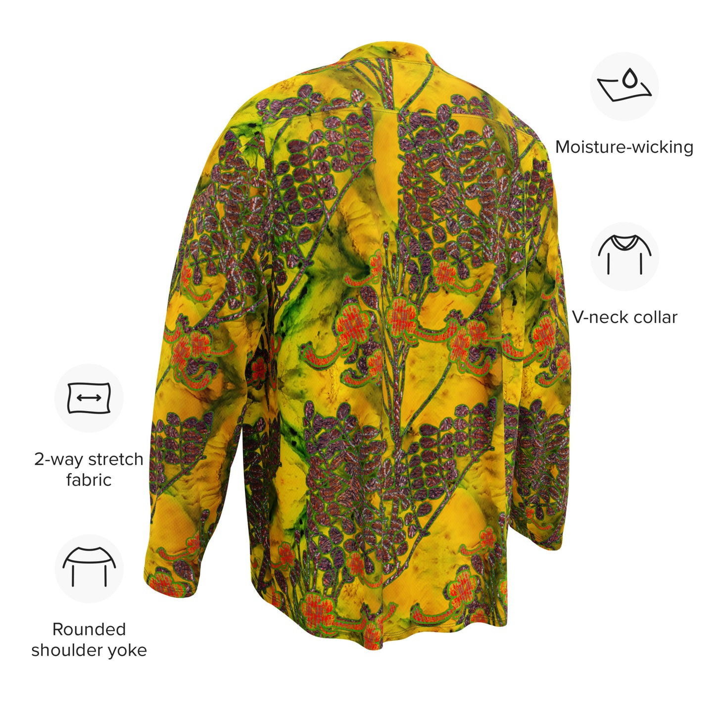 Hockey Jersey (Unisex)(WindSong Flower) RJSTH@Fabric#1 RJSTHS2024 RJS