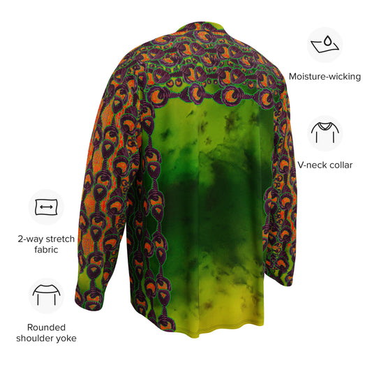 Hockey Jersey (Unisex)(Grail Night Rose Orange Logo) RJSTH@Fabric#3 RJSTHS2024 RJS