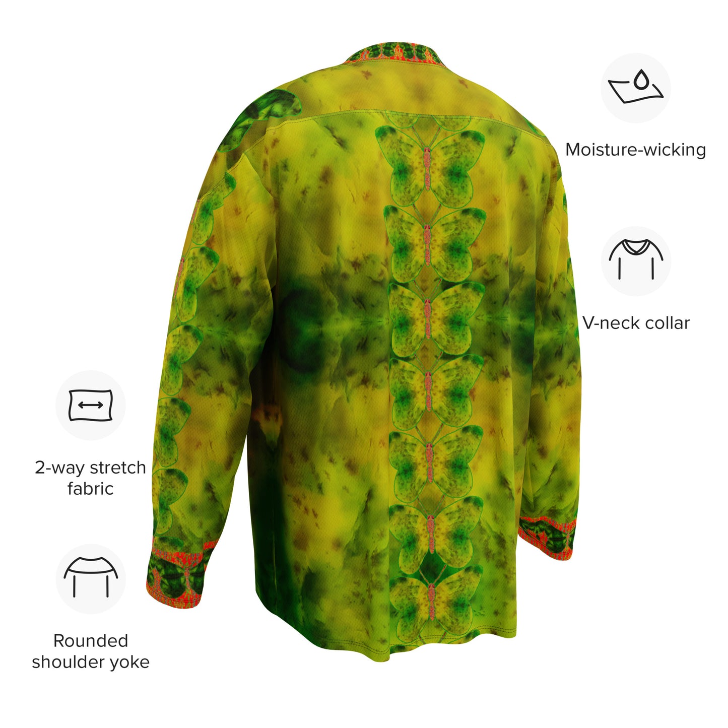 Hockey Jersey (Unisex)(Butterfly Glade Denizen) RJSTH@Fabric#3 RJSTHS2024 RJS