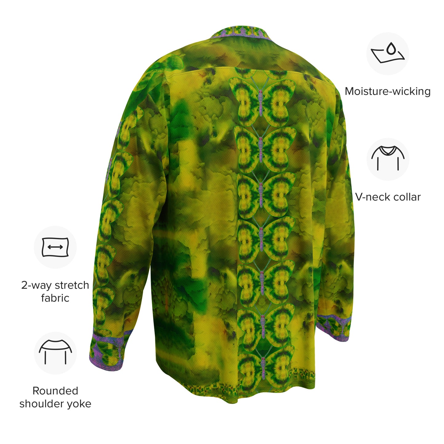 Hockey Jersey (Unisex)(Butterfly Glade Denizen) RJSTH@Fabric#5 RJSTHS2024 RJS