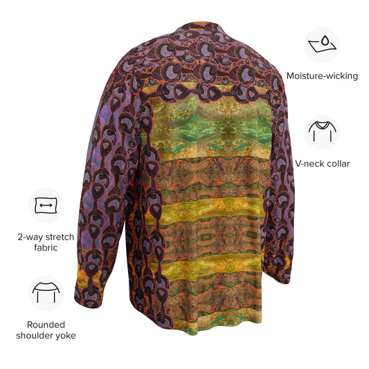 Hockey Jersey (Unisex)(Grail Night Rose Purple Logo) RJSTH@Fabric#6 RJSTHS2024 RJS