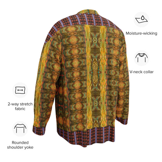 Hockey Jersey (Unisex)(Tree Link Stripe Purple Logo) RJSTH@Fabric#6 RJSTHS2024 RJS