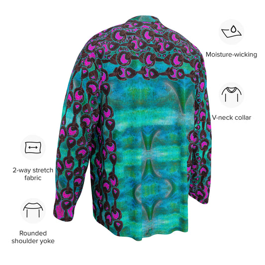 Hockey Jersey (Unisex)(Grail Night Rose Pink Logo) RJSTH@Fabric#8 RJSTHS2024 RJS