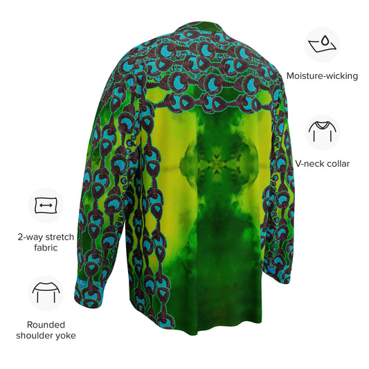 Hockey Jersey (Unisex)(Grail Night Rose Blue Logo) RJSTH@Fabric#10 RJSTHS2024 RJS