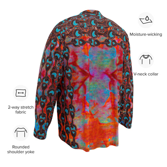 Hockey Jersey (Unisex)(Grail Night Rose Blue Logo) RJSTH@Fabric#12 RJSTHS2024 RJS