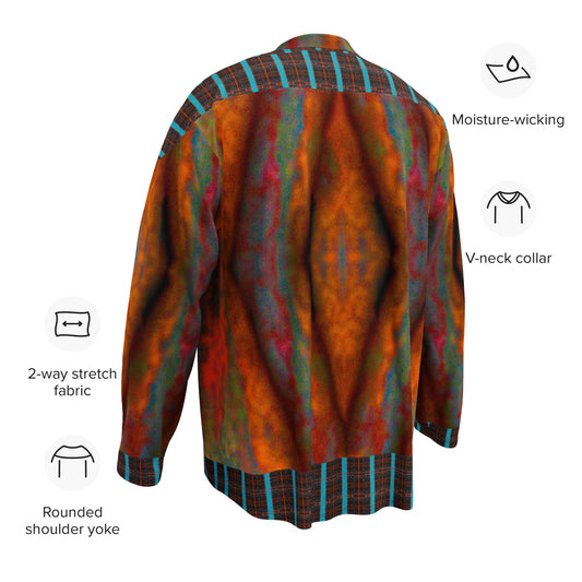 Hockey Jersey (Unisex)(Tree Link Stripe Blue Logo) RJSTH@Fabric#12 RJSTHS2024 RJS