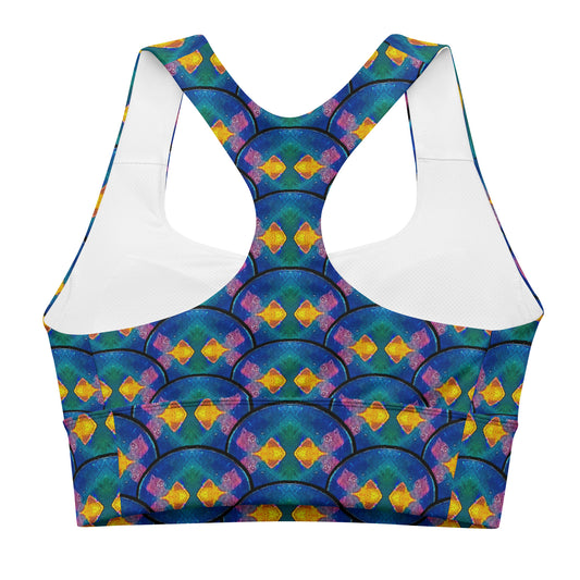 Longline Sports Bra (Her/Muliebris)(Opal Skies Cantus Primus) RJSTHs2024 RJS