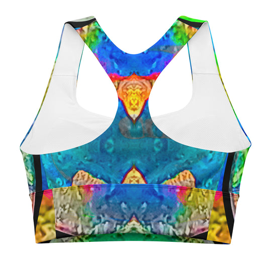 Longline Sports Bra (Her/Muliebris)(Opal Skies Cantus Primus) RJSTHs2024 RJS