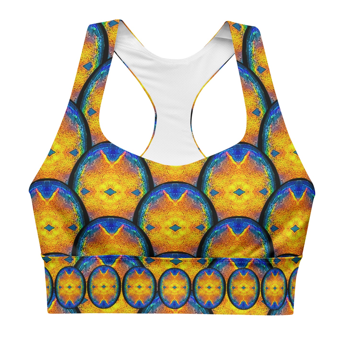 Longline Sports Bra (Her/Muliebris)(Opal Skies Cantus Primus) RJSTHs2024 RJS