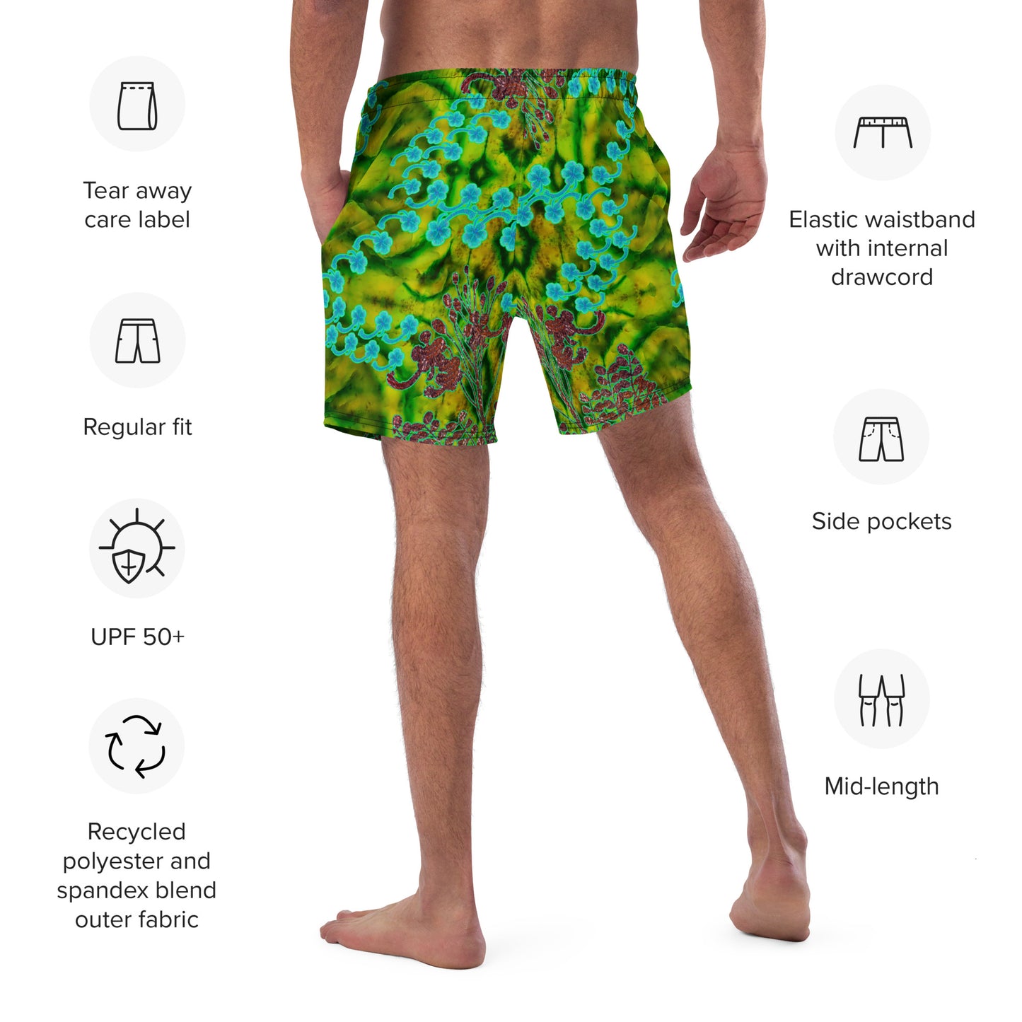 Swim Trunks (Virilis)(WindSong Flower) RJSTH@Fabric#10 RJSTHS2023 RJS