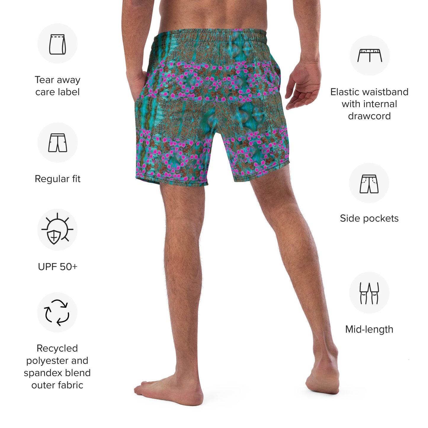 Swim Trunks (Virilis)(WindSong Flower) RJSTH@Fabric#8 RJSTHS2023 RJS
