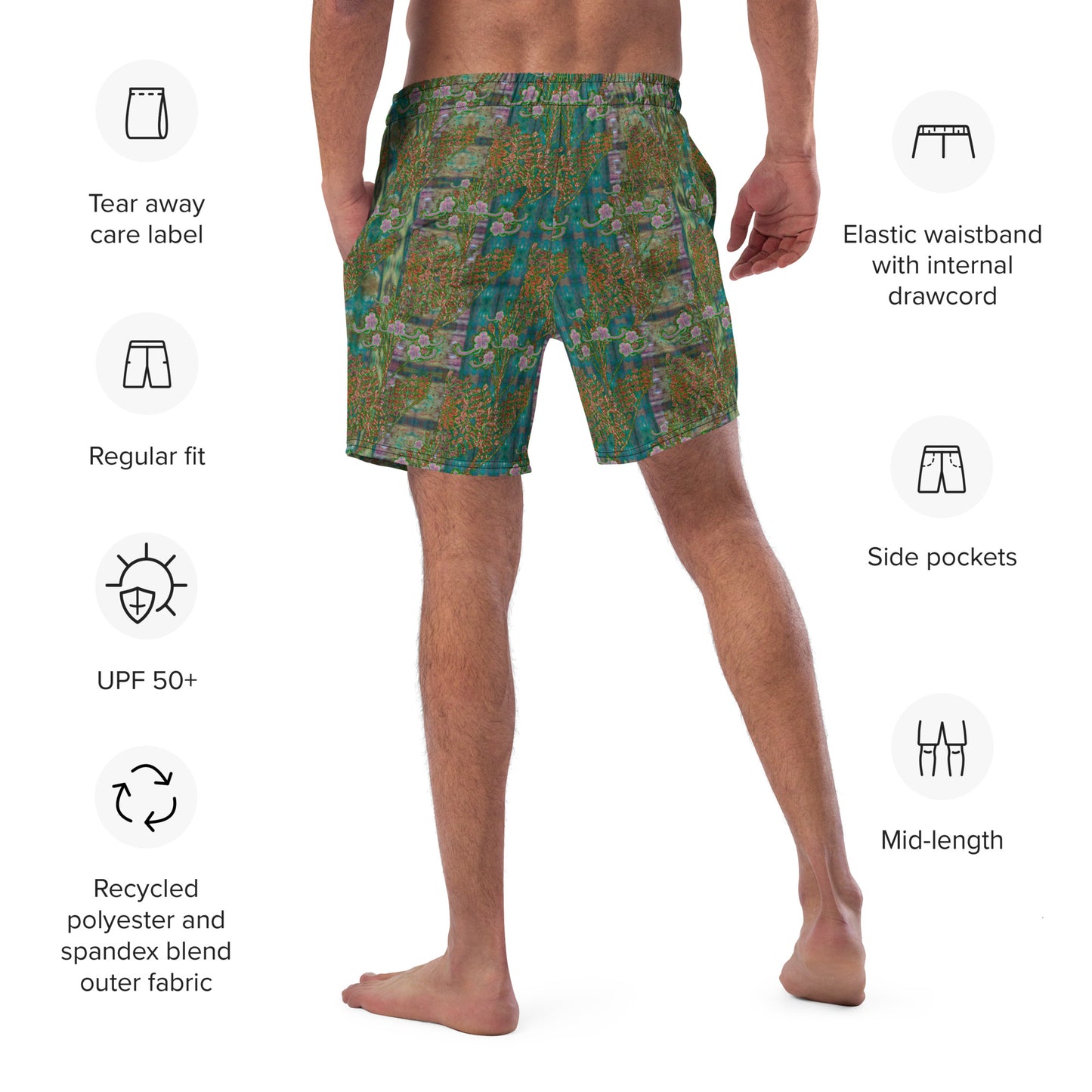 Swim Trunks (Virilis)(WindSong Flower) RJSTH@Fabric#4 RJSTHS2023 RJS