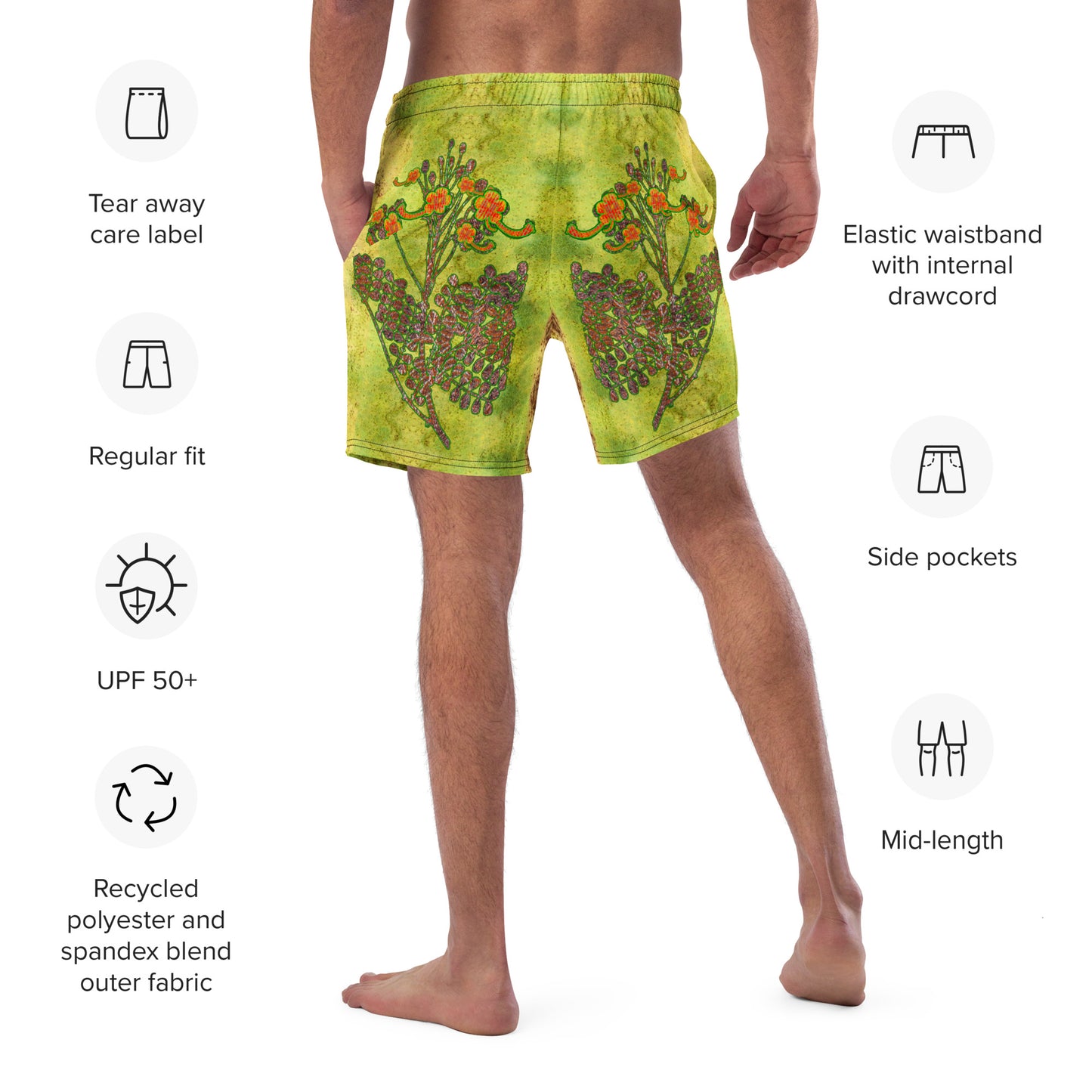 Swim Trunks (Virilis)(WindSong Flower) RJSTH@Fabric#2 RJSTHS2023 RJS