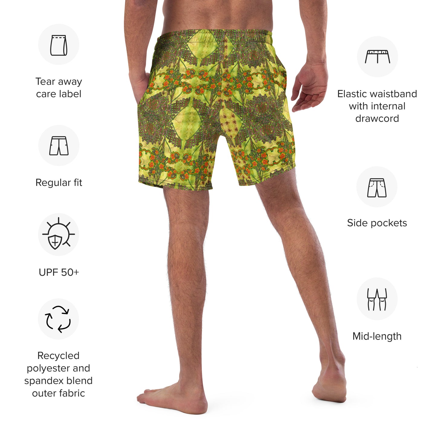 Swim Trunks (Virilis)(WindSong Flower) RJSTH@Fabric#2 RJSTHS2023 RJS