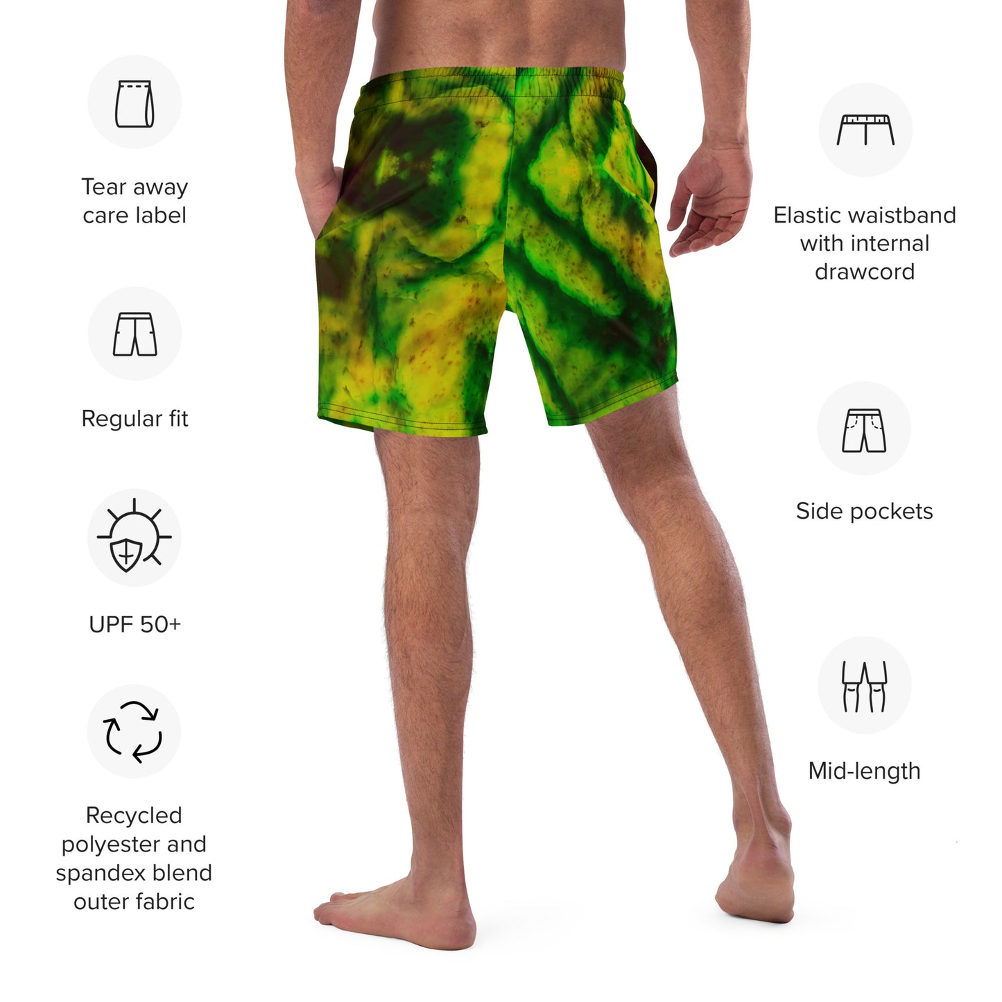 Swim Trunks (Virilis)(Purely Jade Light) RJSTHS2023 RJS