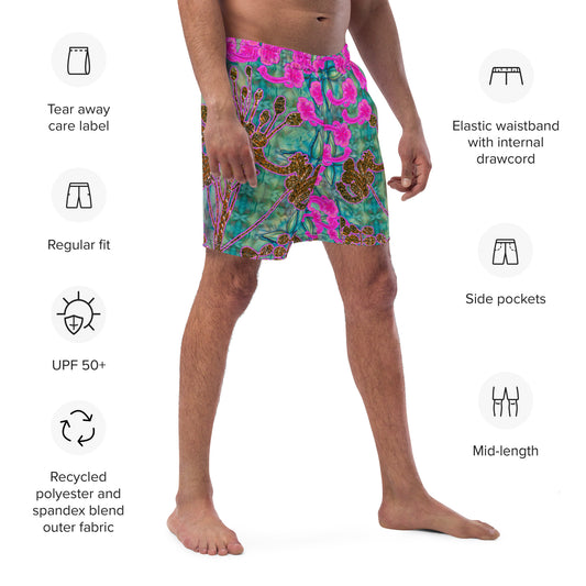 Swim Trunks (Virilis)(WindSong Flower) RJSTH@Fabric#9 RJSTHS2023 RJS