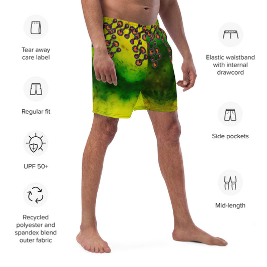 Swim Trunks (Virilis)(Grail Night Rose Orange Logo) RJSTH@Fabric#3 RJSTHS2023 RJS