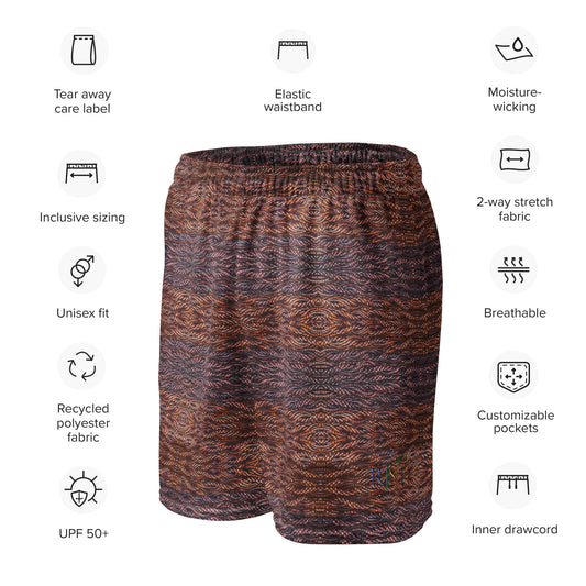 Mesh Shorts (Unisex)(Grail Hearth Core Copper Fabric) RJSTHw2023 RJS