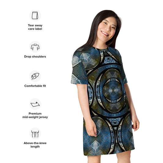 T-Shirt Tunic (Muliebris/Virilis)(Opal Skies Cantus Primus "Lūminōsitās") RJSTHs2024 RJS