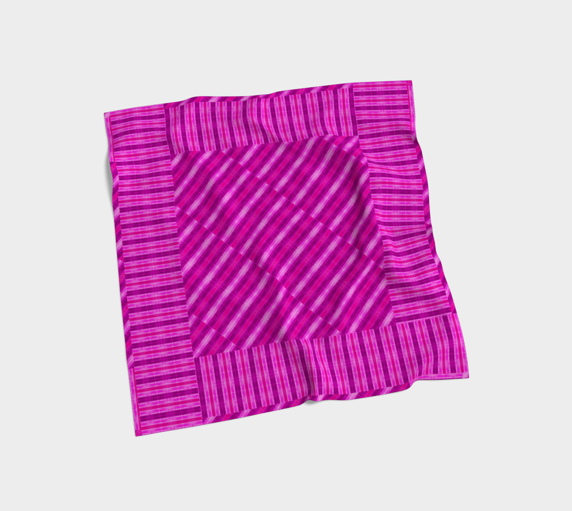 Silk Art Scarf (Vitta Serica Artis)(Rind Links Pink Logo) RJSTH@Fabric#9 RJSTHW2026 RJS