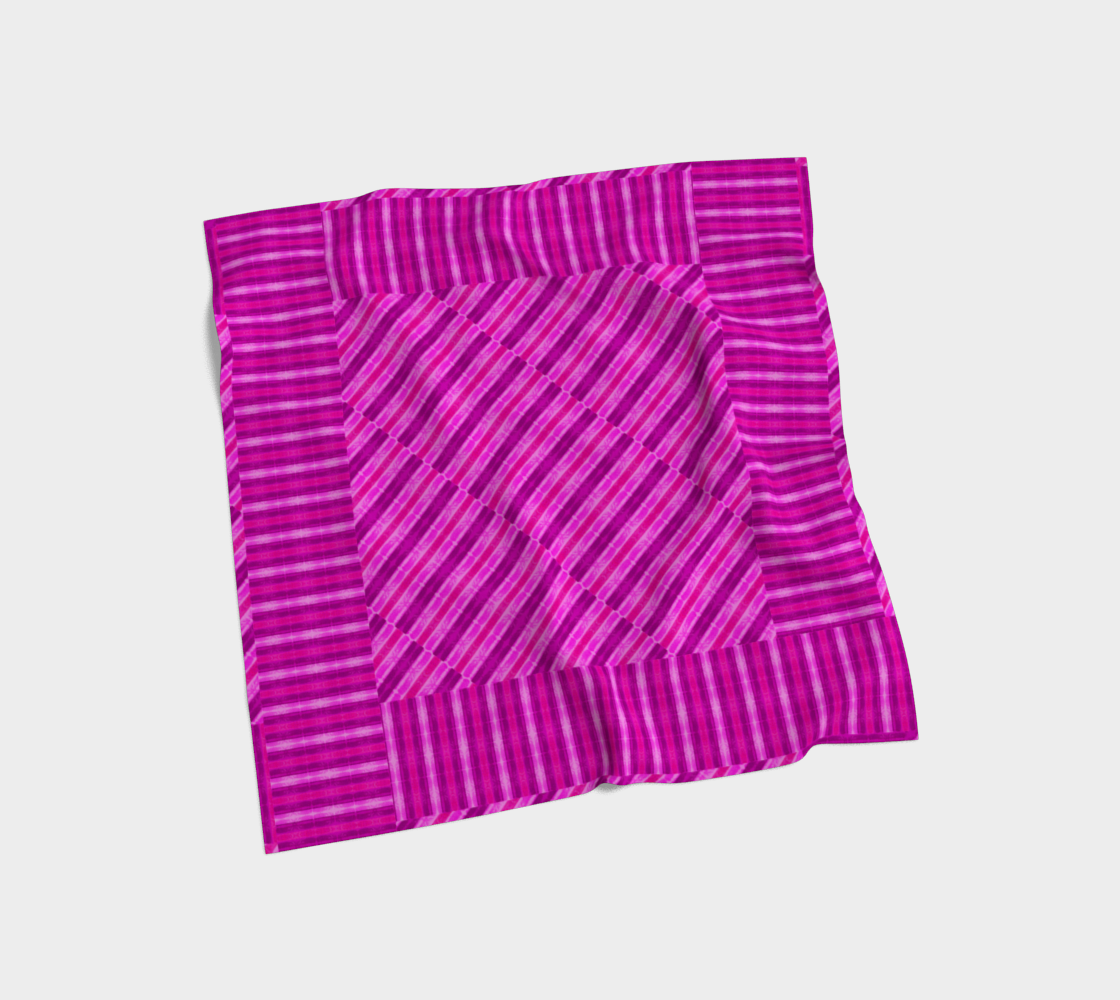 Silk Art Scarf (Vitta Serica Artis)(Rind Links Pink Logo) RJSTH@Fabric#9 RJSTHW2026 RJS
