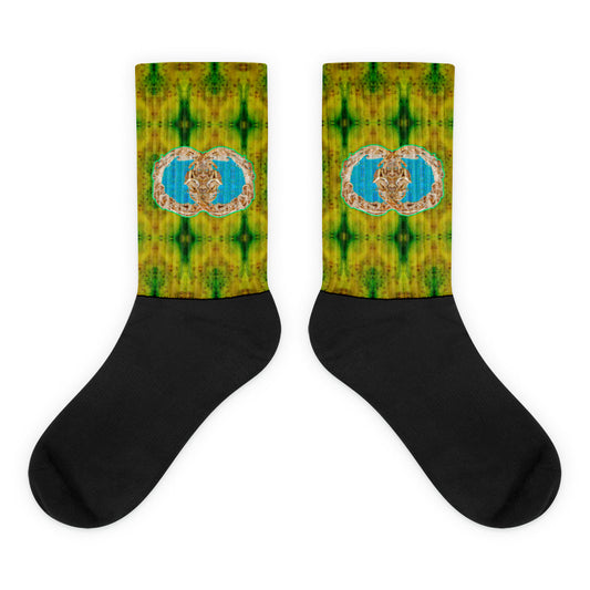 Socks (Unisex)(Ouroboros Smith Butterfly) RJSTH@Fabric#10 RJSTHW2021 RJS