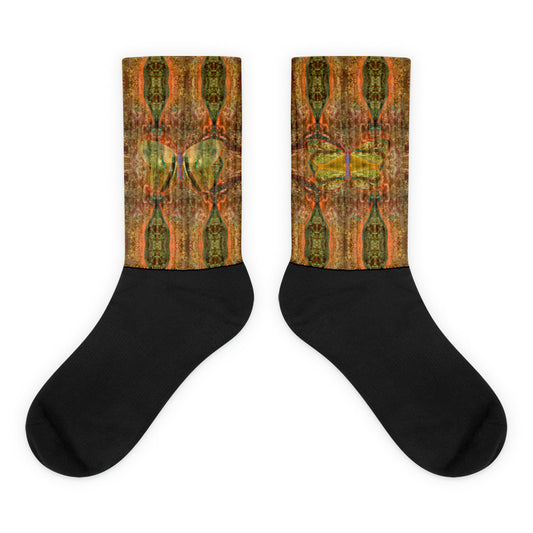Socks (Unisex)(Butterfly Glade Denizen) RJSTH@Fabric#6 RJSTHW2021 RJS