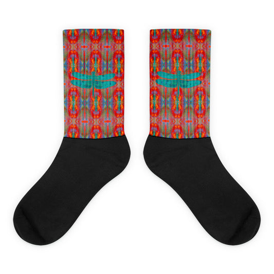 Socks (Unisex)(Dragonfly) RJSTH@Fabric#12 RJSTHW2021 RJS