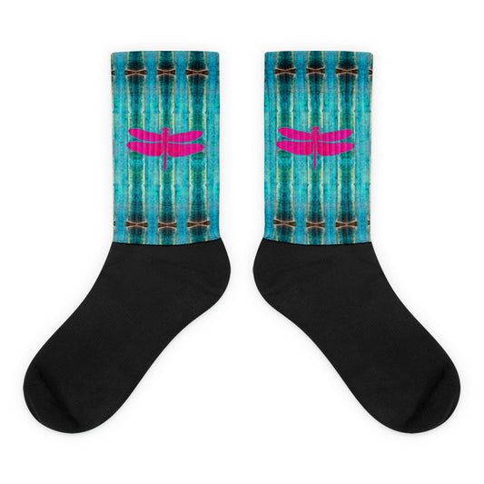 Socks (Unisex)(Dragonfly) RJSTH@Fabric#8 RJSTHW2021 RJS