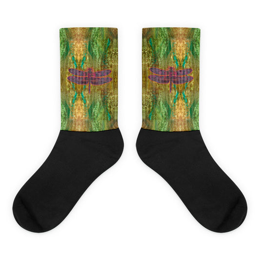 Socks (Unisex)(Dragonfly) RJSTH@Fabric#6 RJSTHW2021 RJS