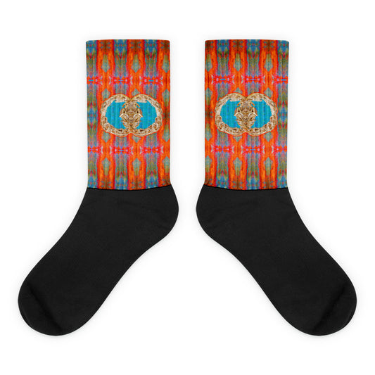 Socks (Unisex)(Ouroboros Smith Butterfly) RJSTH@Fabric#12 RJSTHW2021 RJS