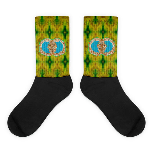 Socks (Unisex)(Ouroboros Smith Butterfly) RJSTH@Fabric#10 RJSTHW2021 RJS