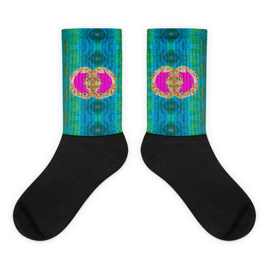Socks (Unisex)(Ouroboros Smith Butterfly) RJSTH@Fabric#8 RJSTHW2021 RJS