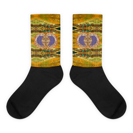 Socks (Unisex)(Ouroboros Smith Butterfly) RJSTH@Fabric#6 RJSTHW2021 RJS
