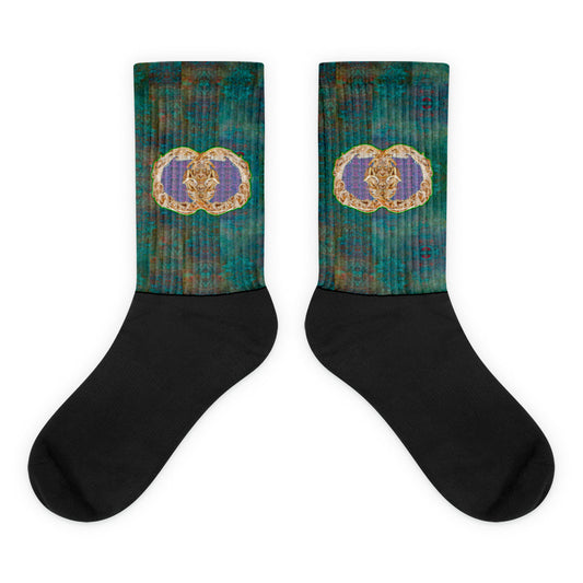 Socks (Unisex)(Ouroboros Smith Butterfly) RJSTH@Fabric#4 RJSTHW2021 RJS