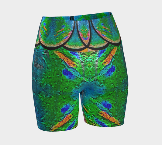 Glitter Yoga Shorts (Muliebris/Virilis)(Opal Skies Cantus Primus) RJSTHs2024 RJS