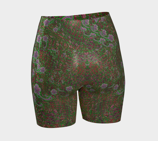 Glitter Yoga Shorts (Muliebris/Virilis)(Fifth WindSong Flower) RJSTH@Fabric#5 RJSTHs2024 RJS