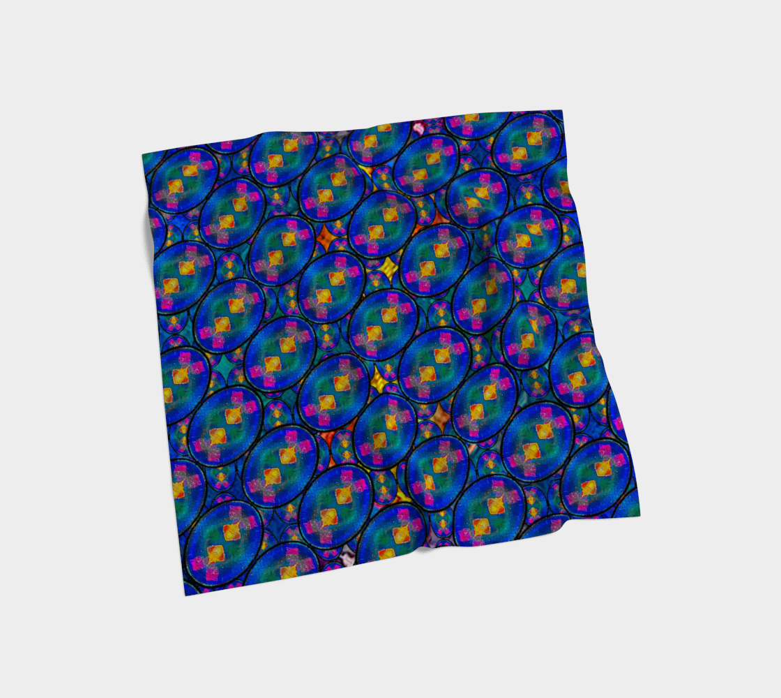 Silk Art Scarf (Vitta Serica Artis)(Opal Skies Cantus Primus) RJSTHW2026 RJS