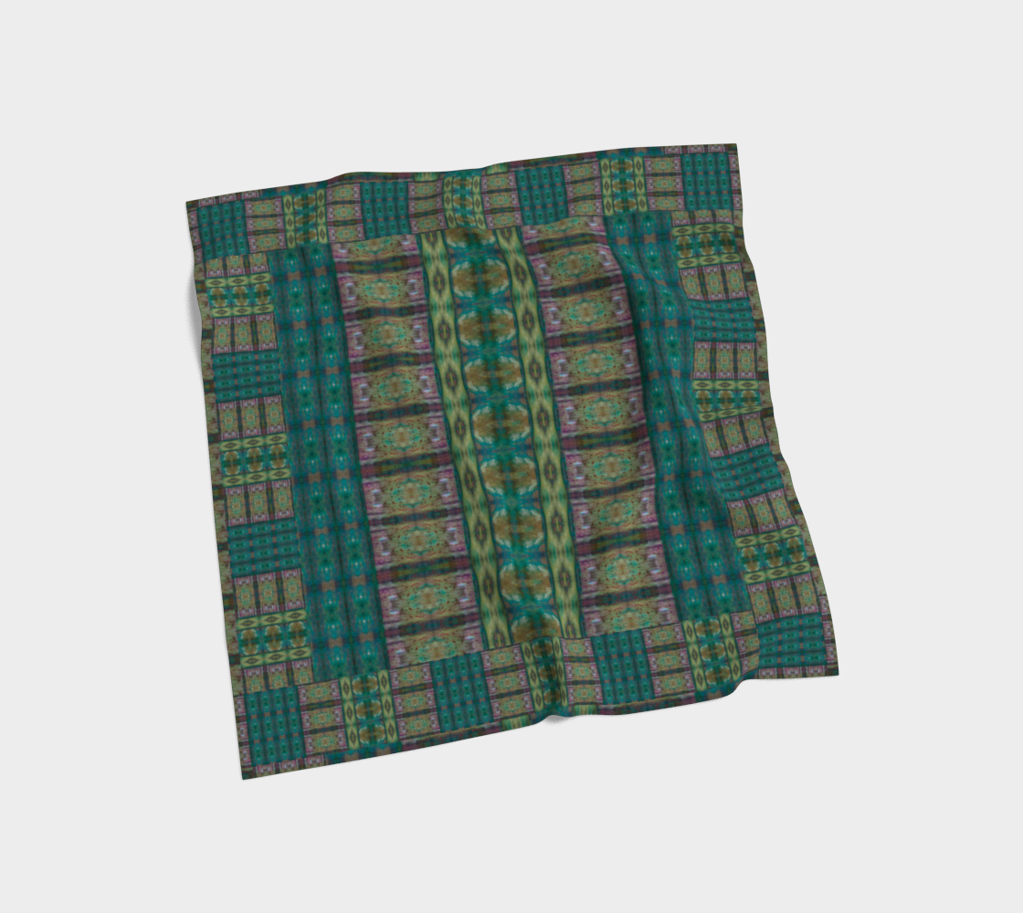 Silk Art Scarf (Vitta Serica Artis)(WindSong Flower Planck) RJSTH@Fabric#4 RJSTHS2026 RJS